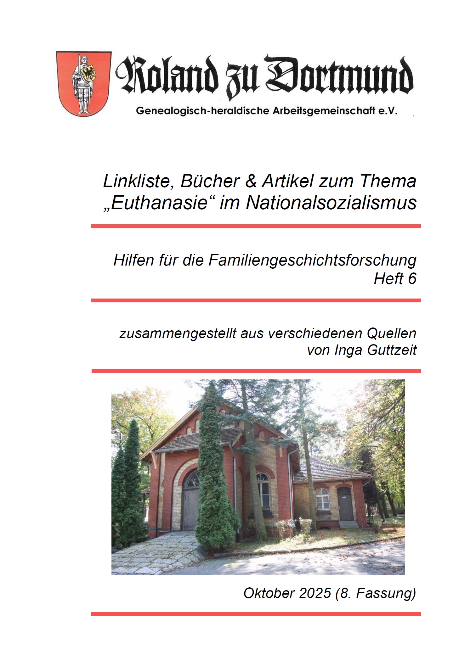 RzD-Forschungshilfen Heft 06 - Linkliste Euthanasie